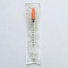 Купить Инсулиновый шприц с интегрированной иглой 1мл U100 (игла 0,3*12 мм) в Москве - Масса Тела